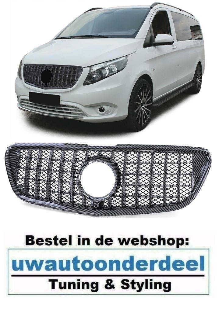 Grill Panamericana AMG Design Carbon look Voor MB Vito W447, Envoi