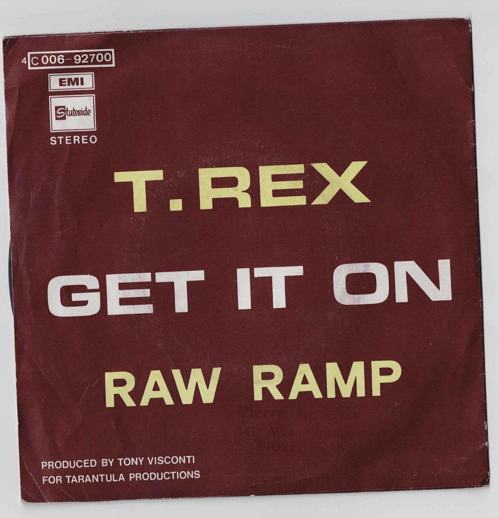 T. REX - Get it on - Raw Ramp, Enlèvement ou Envoi, 7 inch, Utilisé, Rock et Metal