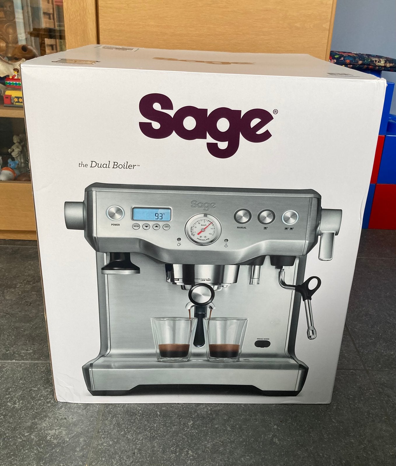 Sage The Dual Boiler espressomachine Nieuw, Enlèvement, Comme neuf
