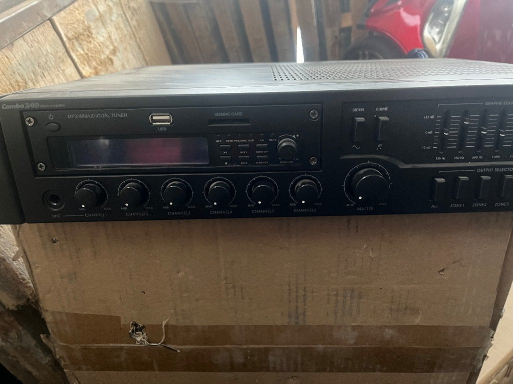 pa systems versterker met 4 luidsprekers voor buiten, Ophalen, Nieuw, Monitor(versterker)