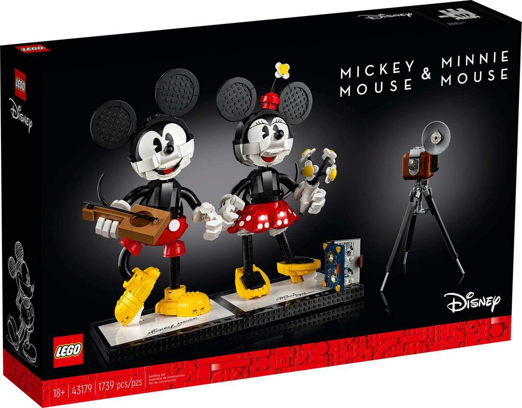 Lego 43179 Mickey en Minnie Mouse Ongeopend, Neuf, Enlèvement ou Envoi, Ensemble complet, Disney