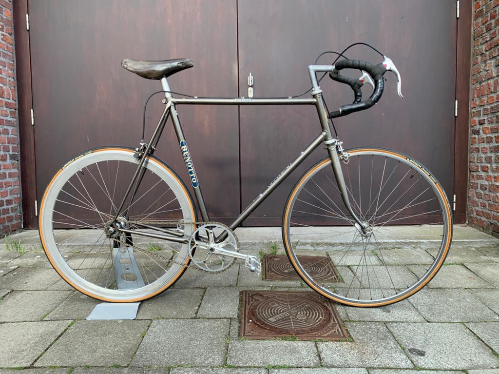 Vintage Benotto single speed, Ophalen, Velgrem