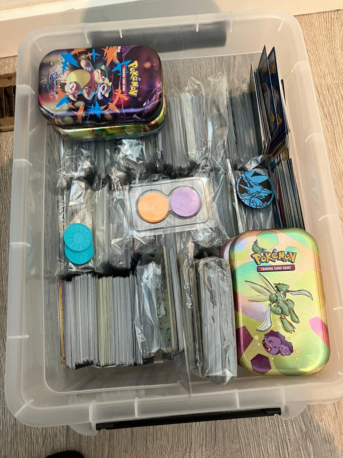 grote collectie pokemon van bulk kaarten tot binders, Ophalen, Gebruikt, Meerdere kaarten