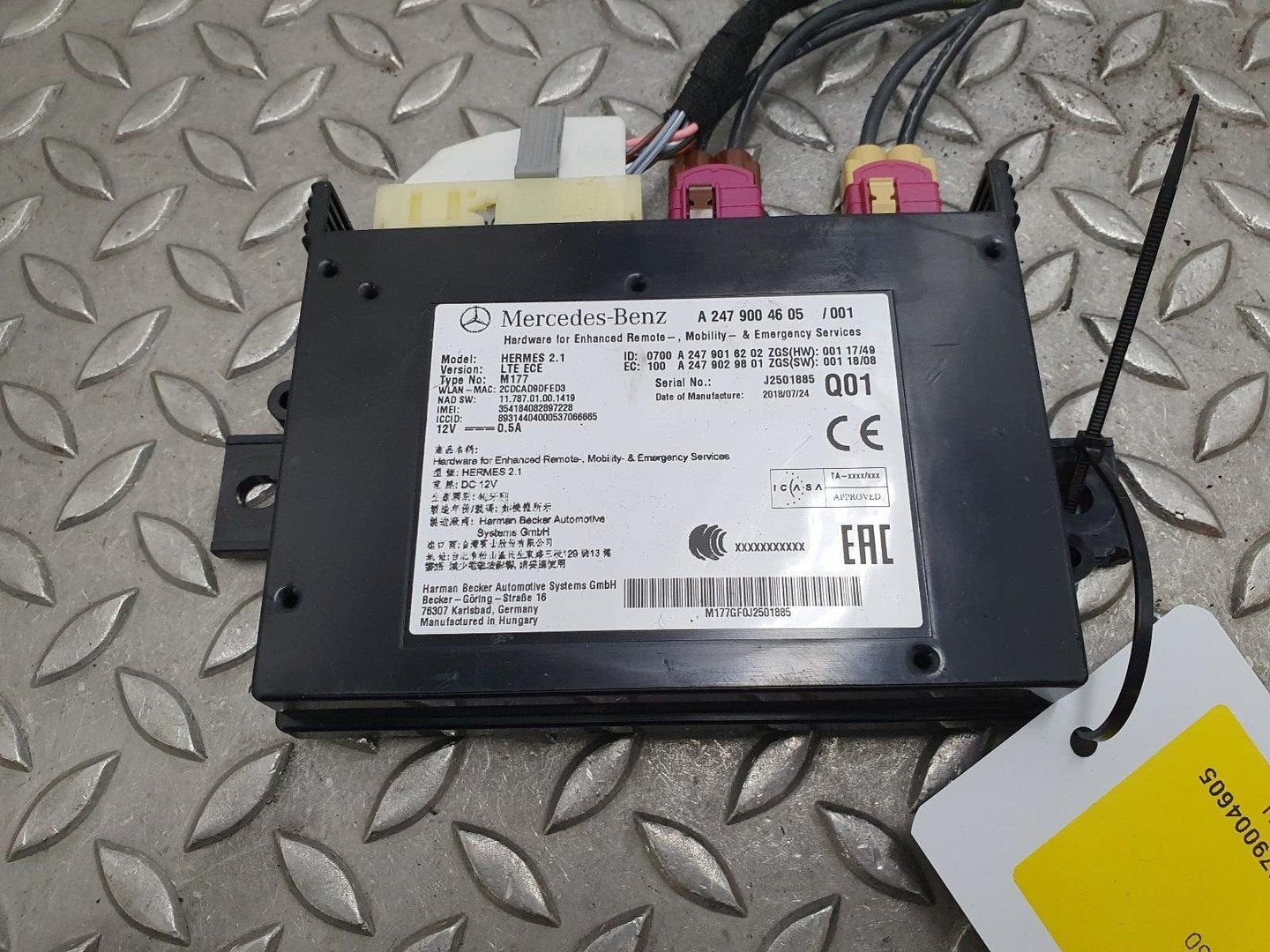 MERCEDES A CLASS A200 LAUNCH ED.PREMIUM  COMPUTER ECU 247900, Enlèvement ou Envoi, Utilisé, ARN reconnu