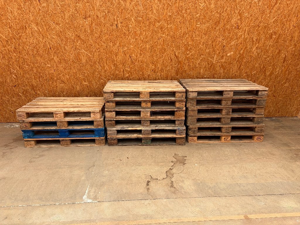 16 EPAL palletten (droog), Enlèvement, Utilisé, Moins de 200 cm, Palette