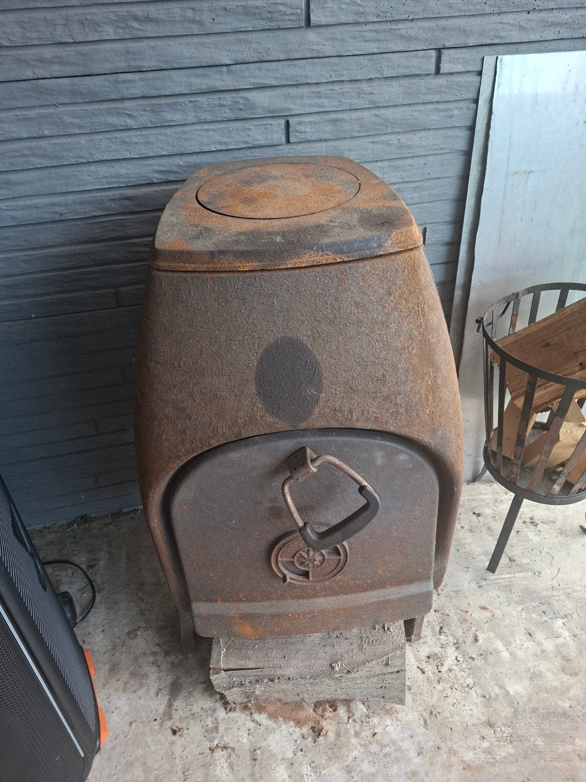 Houtkachel, Ophalen, Gebruikt, Hout, Houtkachel