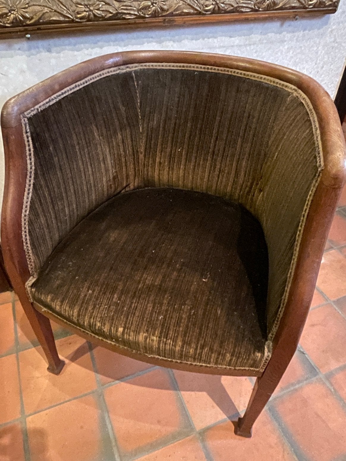 Ensemble de chaises Art Déco vintage année 1920 (4 pièces), Antiquités & Art, Enlèvement