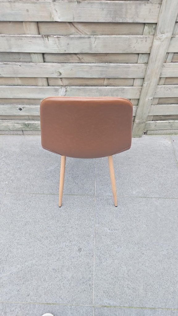 Prijs: € 10voor  1 stoel. 80euro alles samen., Comme neuf, Brun, Enlèvement, Cinq, Six Chaises ou plus