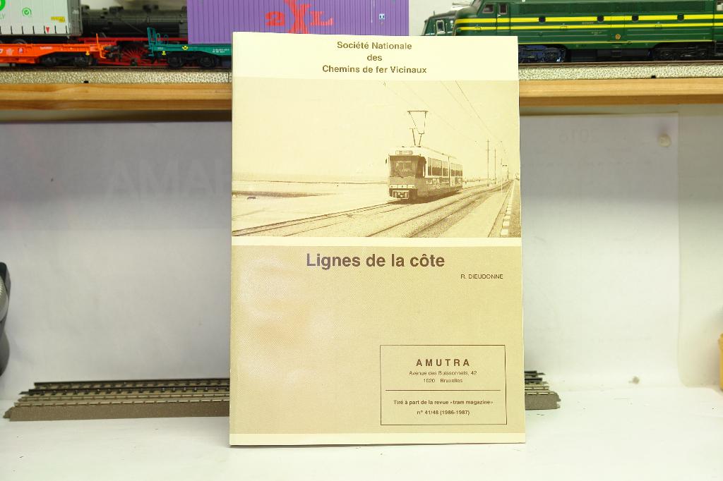 SNCV NMVB Tram Ligne de la côte AMUTRA R.Dieudonné, Enlèvement ou Envoi, Comme neuf, Autres, Livre ou Revue