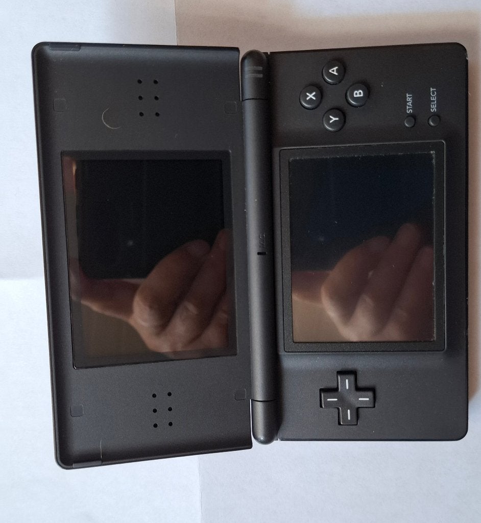 Nintendo DS spelcomputer, Ophalen, Gebruikt, Zwart, Met games