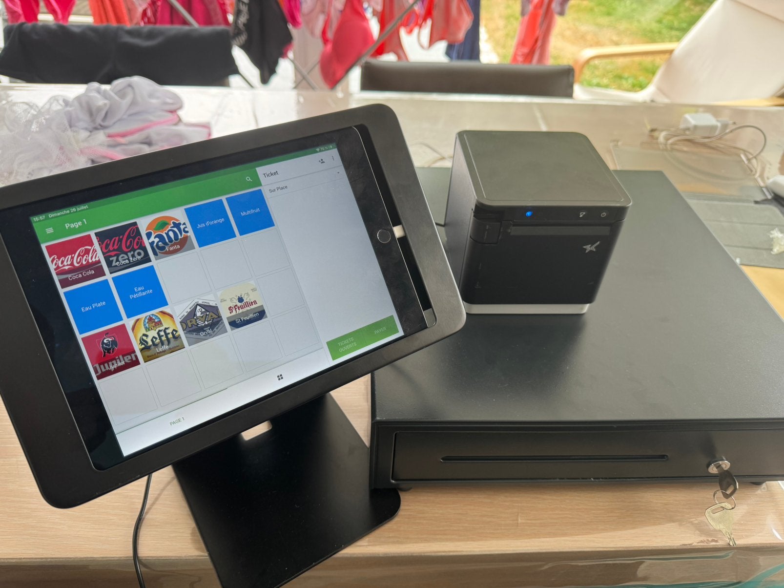 Location systeme de caisse complet, Enlèvement, Comme neuf