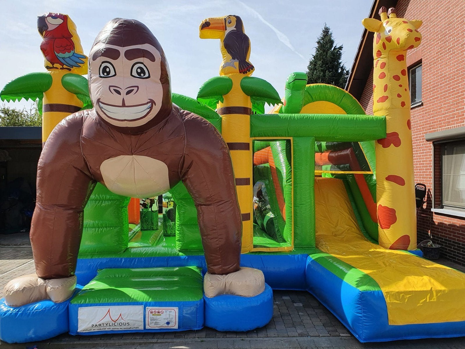 springkasteel te koop multiplay, Ophalen