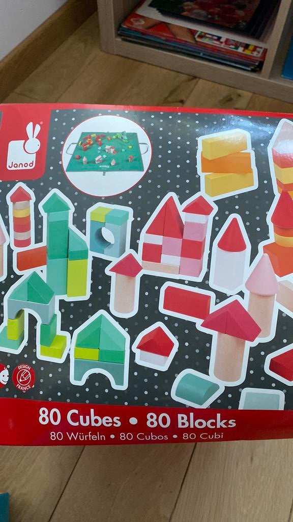 Speelblokken uit hout, Kinderen en Baby's, Ophalen, Zo goed als nieuw