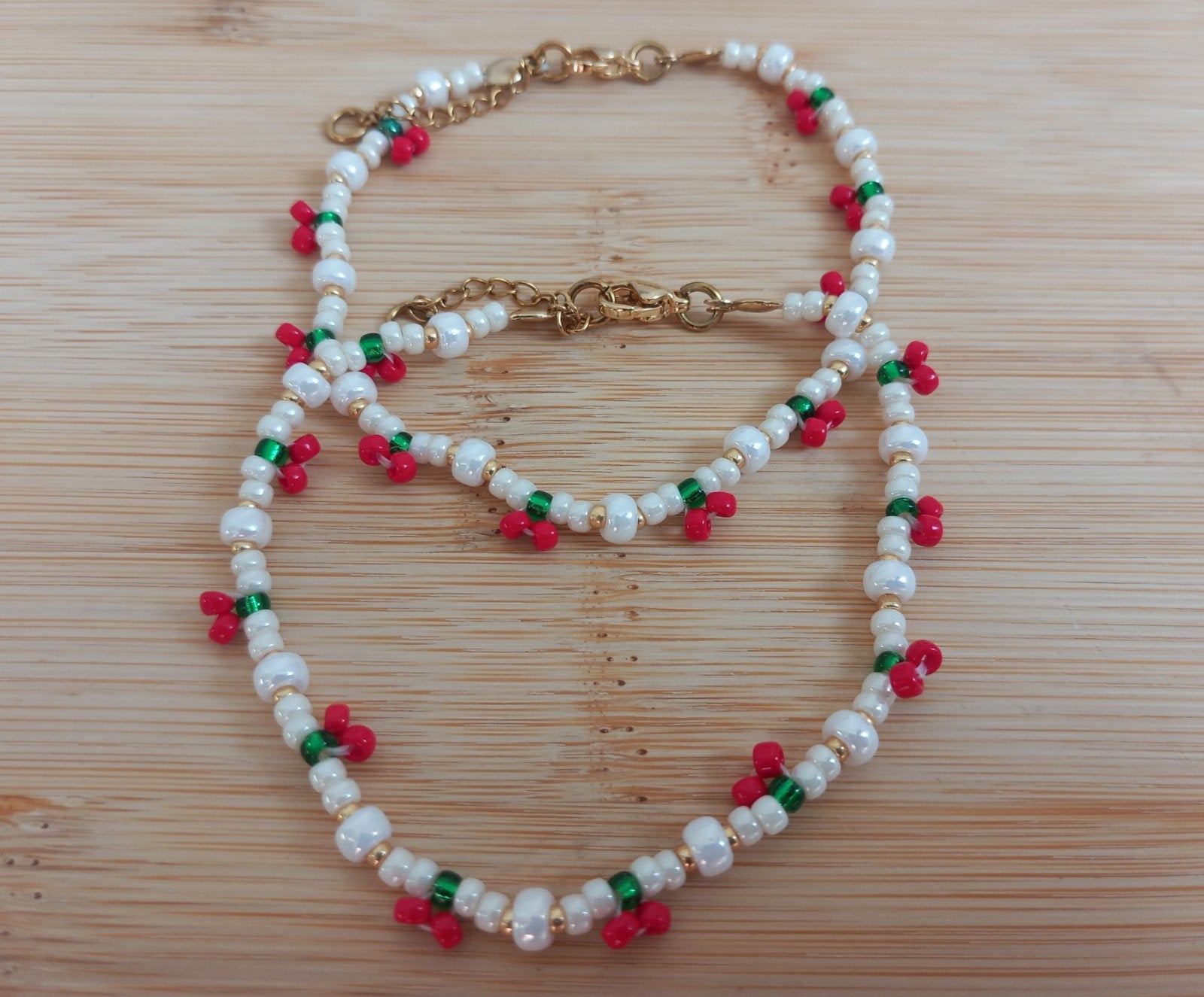 Leuke kersjes armbandjes, Ophalen of Verzenden