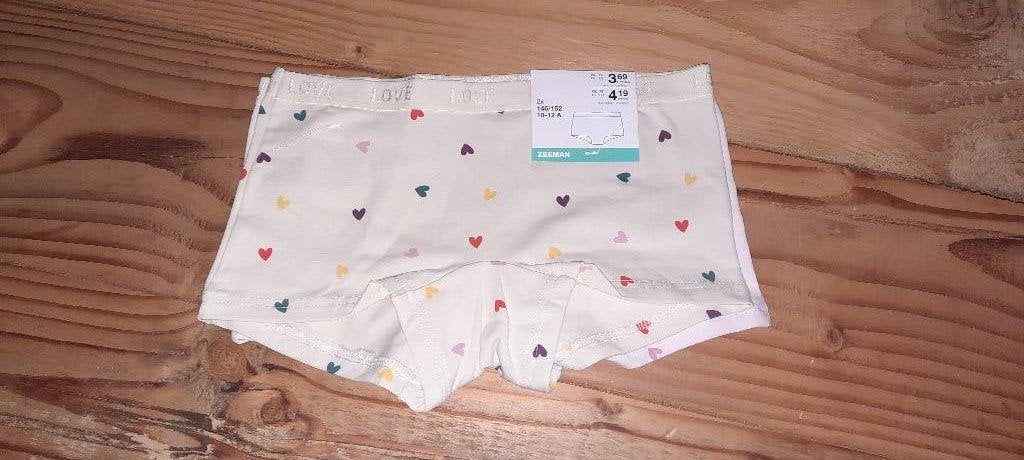 Nieuwe boxershorts maat 146/152 - 10/12 jaar, Kinderen en Baby's, Meisje, Nieuw, Ophalen of Verzenden, Nacht- of Onderkleding