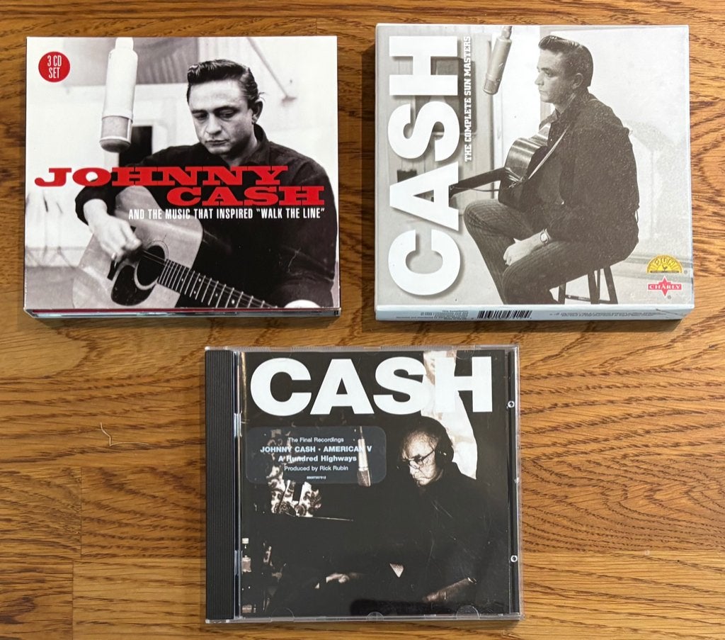 Johnny Cash - lot de 3 albums, CD & DVD, CD | Country & Western, Envoi, Utilisé, Album, Country
