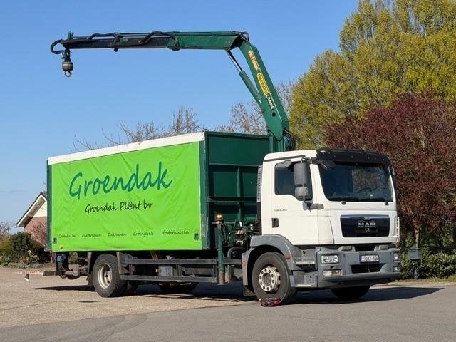 MAN TGM 19.250 PALFINGER GRUE/CAPAIN COULISSANT/À PLAT/SPÉ, 250 ch, Euro 5, Achat, Entreprise