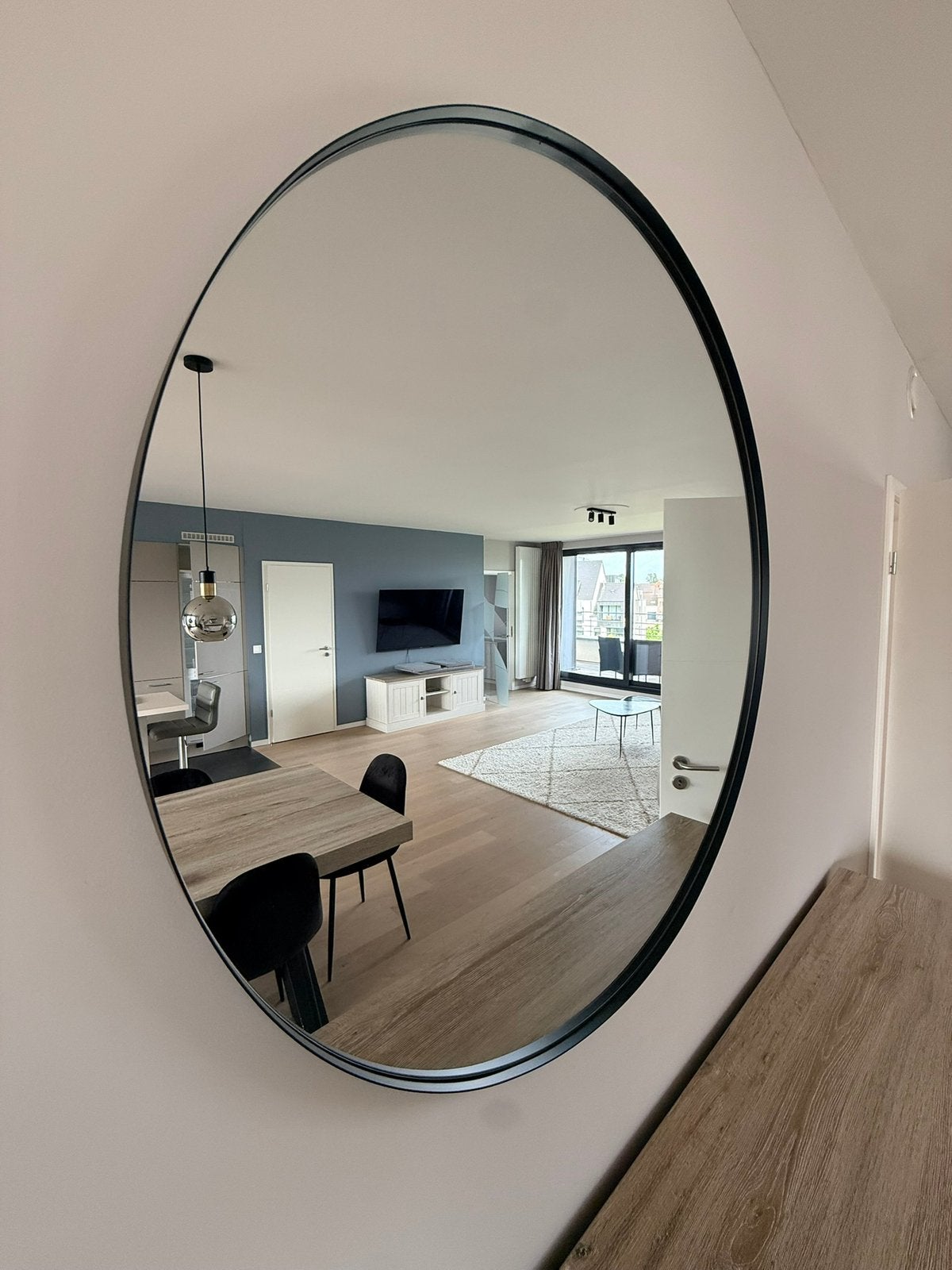 Miroir, Maison & Meubles, Enlèvement, Neuf, Rond