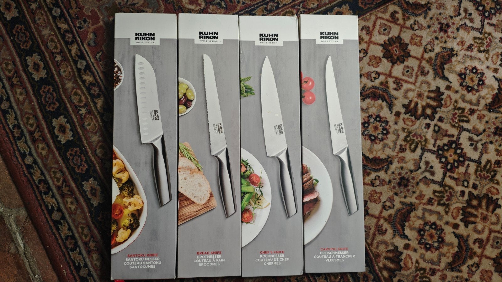 Kuhn Rikon messenset, Maison & Meubles, Enlèvement ou Envoi, Couteau à pain