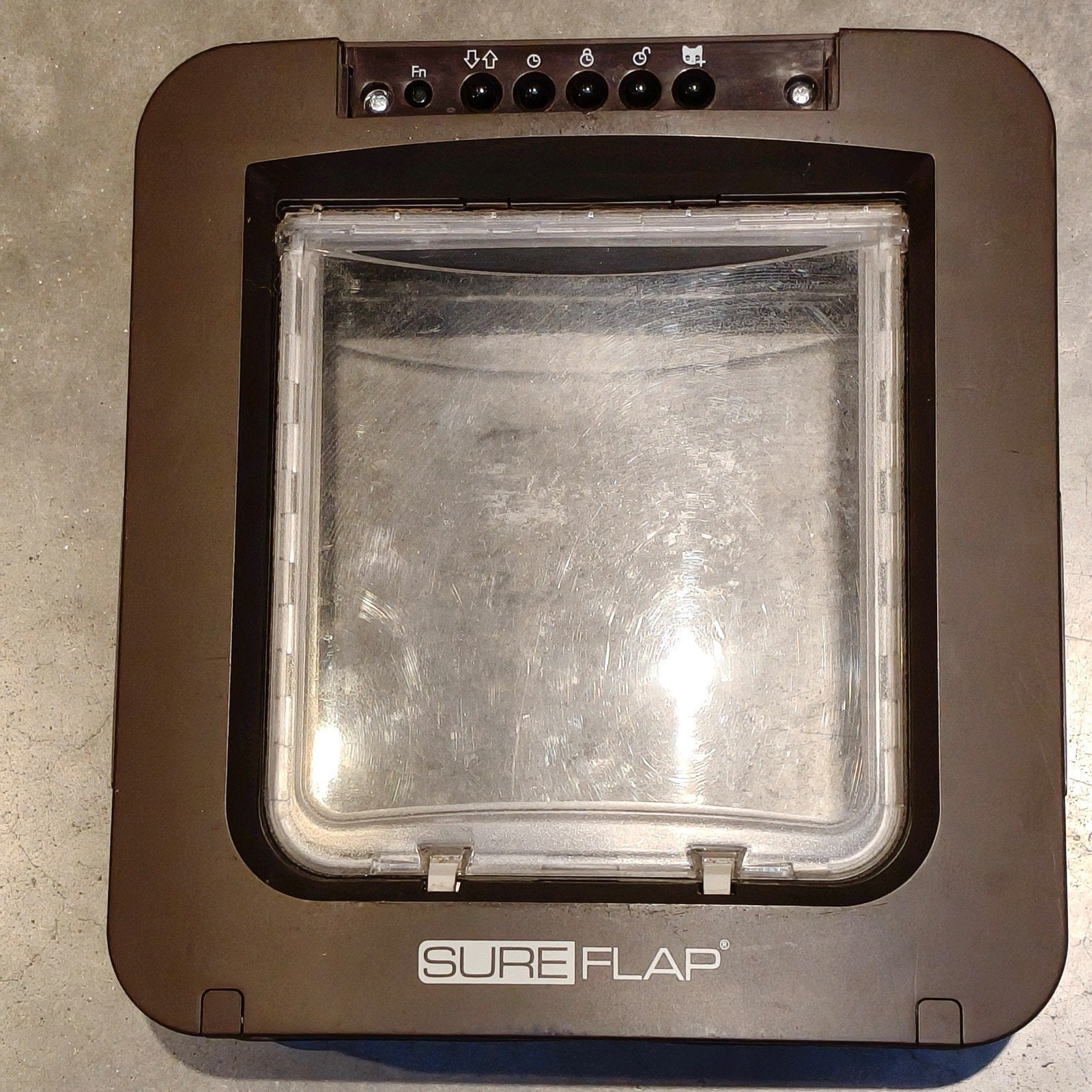 Kattenluik Sureflap met chiplezer, Ophalen of Verzenden, Gebruikt