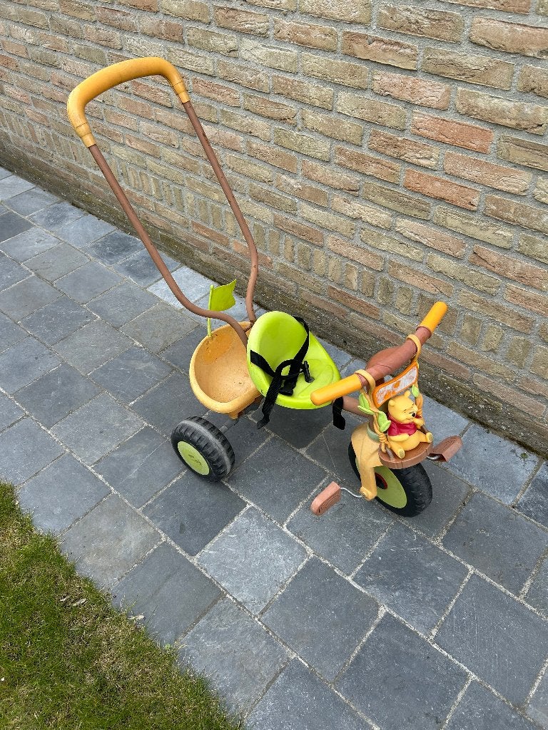 Fiets met duwstang, Ophalen, Gebruikt, Duwstang