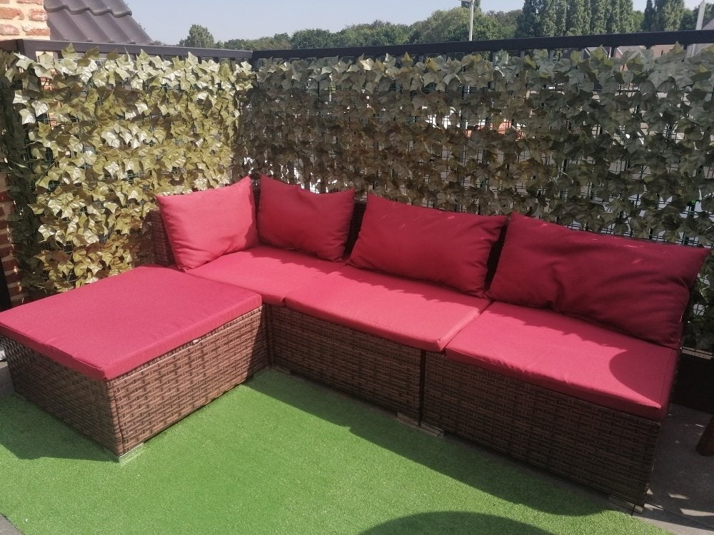 LOUNGE SET, Ophalen, 4 zitplaatsen, Kunststof, Zo goed als nieuw