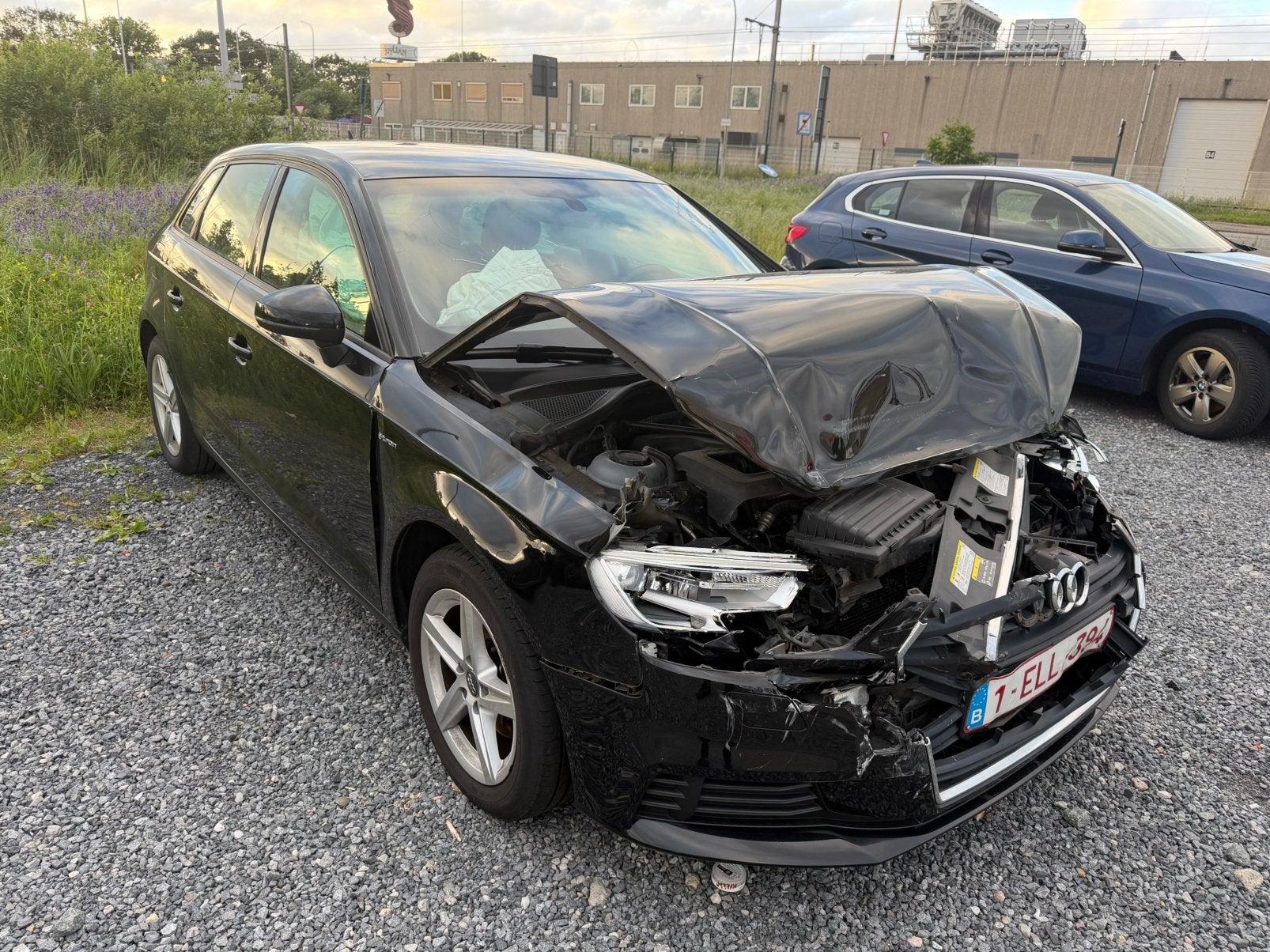 Audi A3 2017 1.4 benzine Cng 045.000 km Schade, Auto's, Stof, Euro 6, 4 cilinders, CNG (Aardgas)
