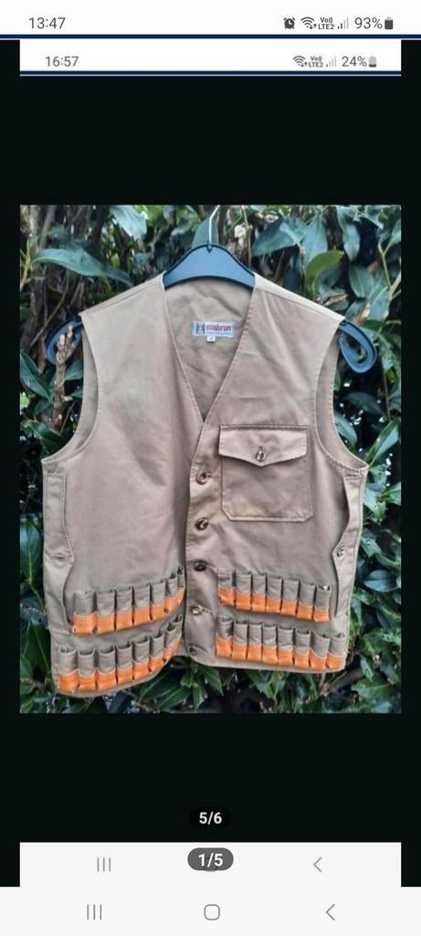 Veste pour chasse T.46 sans manches, Enlèvement