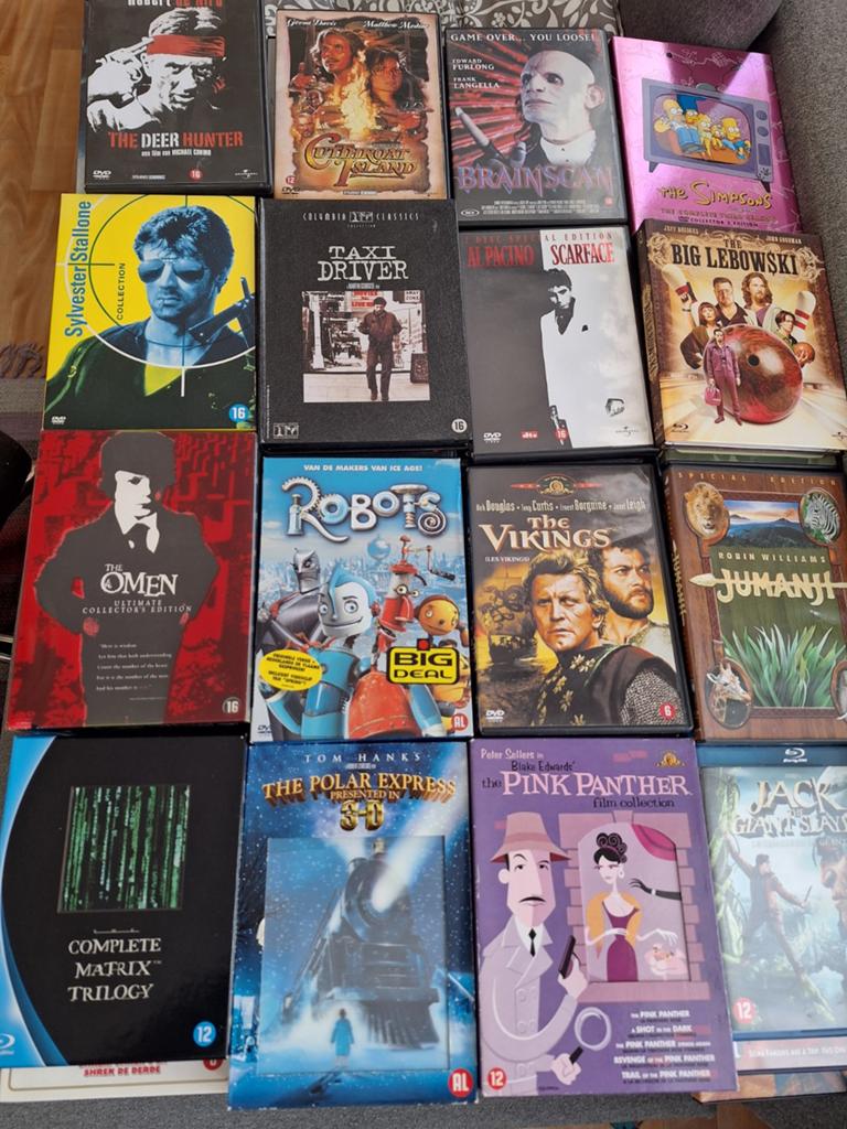 300+ DVD/BLU-RAY collectie, Cd's en Dvd's, Ophalen