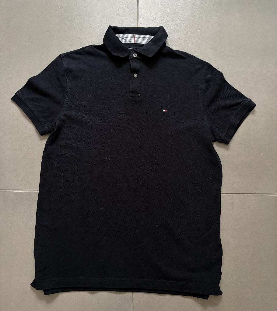 Polo Tommy Hilfiger, maat S, Kleding | Heren, Polo's, Blauw, Ophalen of Verzenden, Zo goed als nieuw, Tommy hilfiger