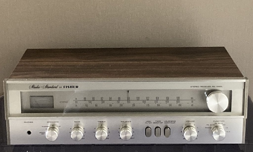 Fisher RS-1022L stereo receiver, Audio, Tv en Foto, Versterkers en Ontvangers, Overige merken, Gebruikt, Ophalen of Verzenden