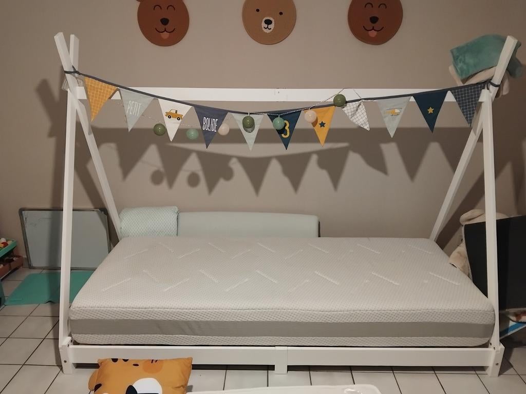 Lit 80x200 comme neuf, Enlèvement ou Envoi, Matelas