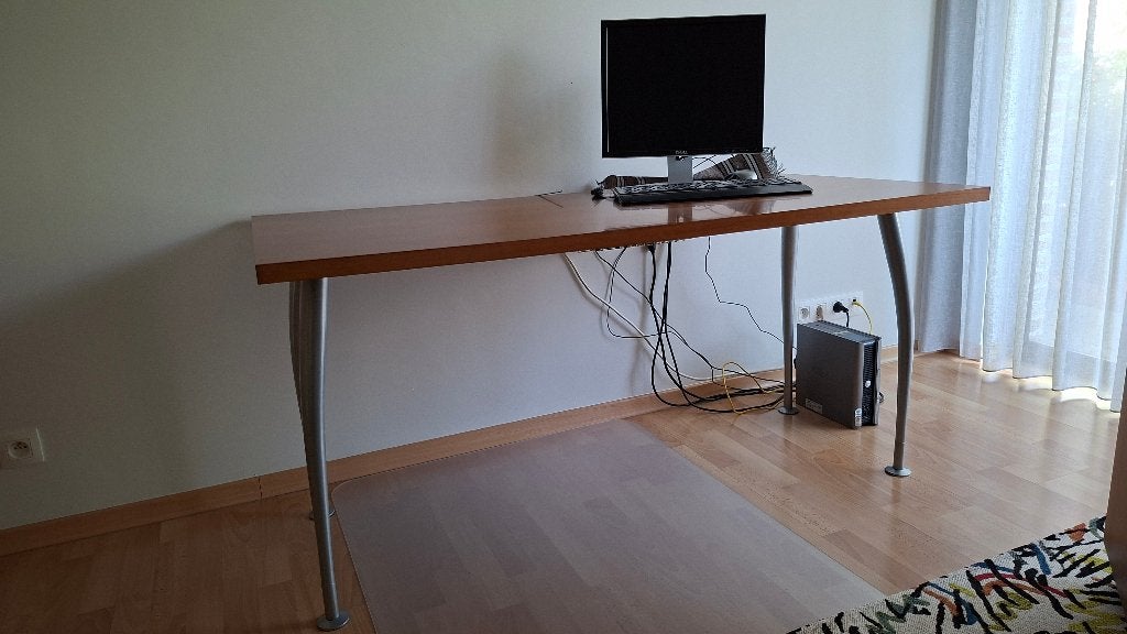 bureautafel incl. (verrijdbaar) ladenblok, Ophalen, 150 cm, Zo goed als nieuw, 75 cm