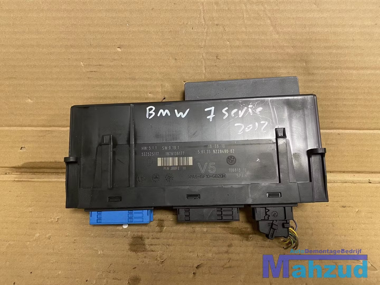 BMW 7 SERIE F01 BCM Boordnet computer 2008-2015 922849002, Auto-onderdelen, Petuelring 130
80788  Munich, DE, Gebruikt, Info@bmw.de