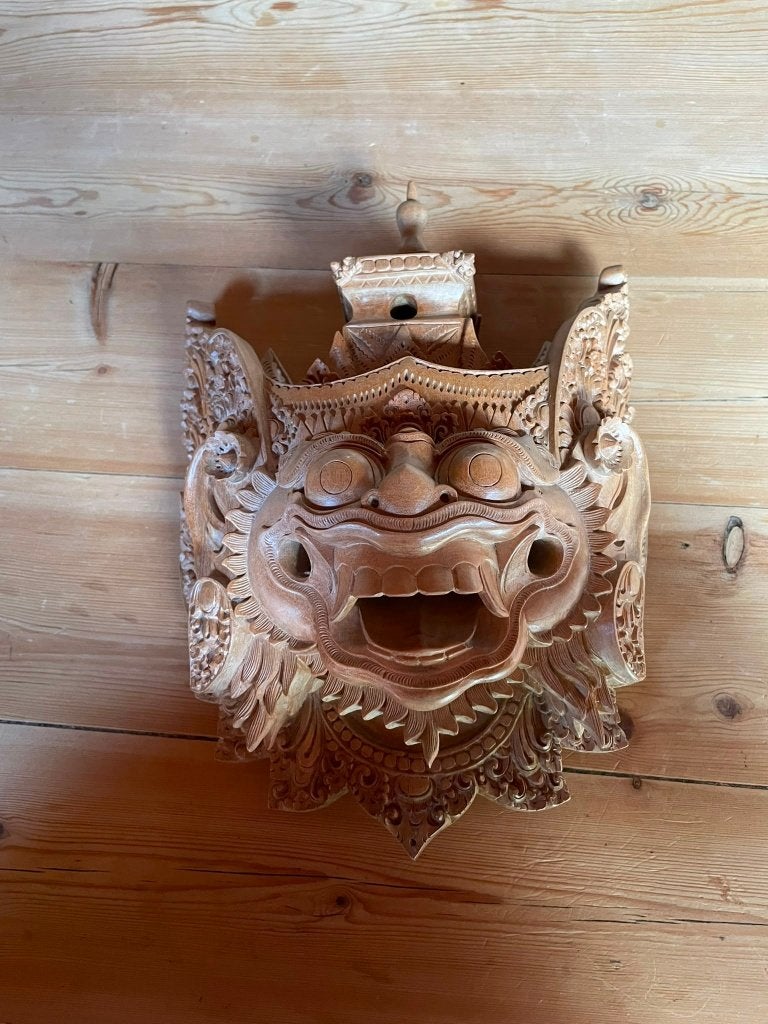 Masker Balinees / masker Maya, Ophalen of Verzenden, Masker, Hout