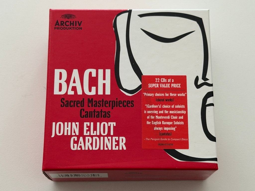 Bach - John Eliot Gardiner – Sacred Masterpieces / Cantatas, CD & DVD, CD | Classique, Enlèvement ou Envoi, Utilisé, Comprend un livret