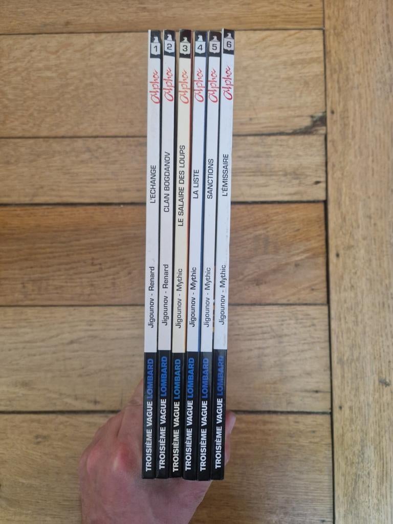 Lot de 6 bd alpha 1 à 6, Livres, Enlèvement ou Envoi