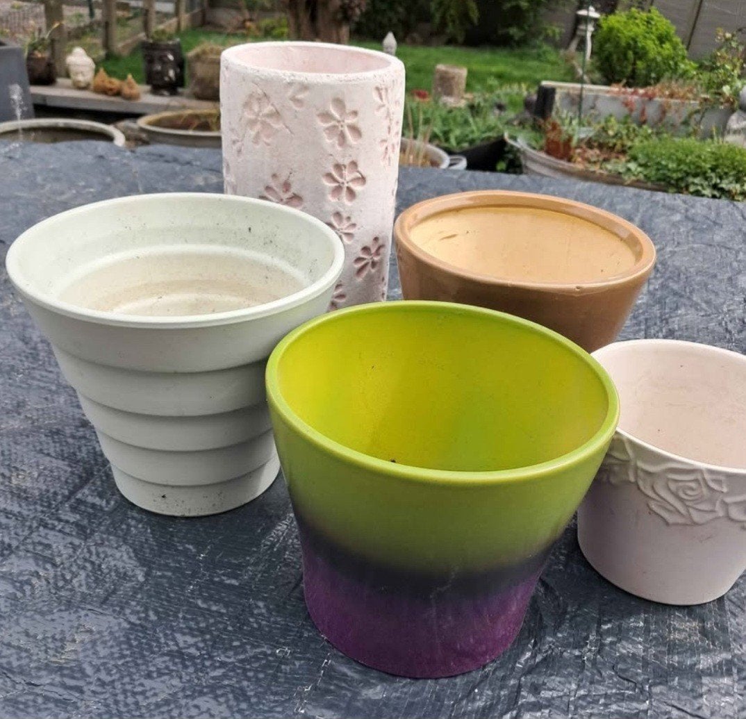 lot de 5 pots, Enlèvement
