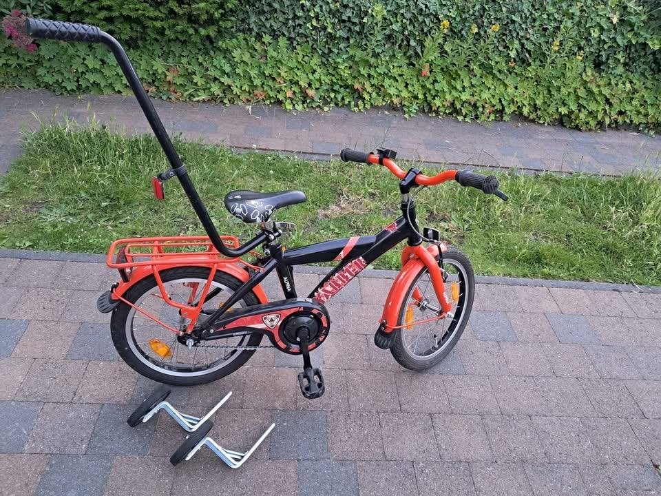 Alpina Yabber 16" kinderfiets, Fietsen en Brommers, Ophalen, Zijwieltjes, 16 tot 20 inch, Velgrem