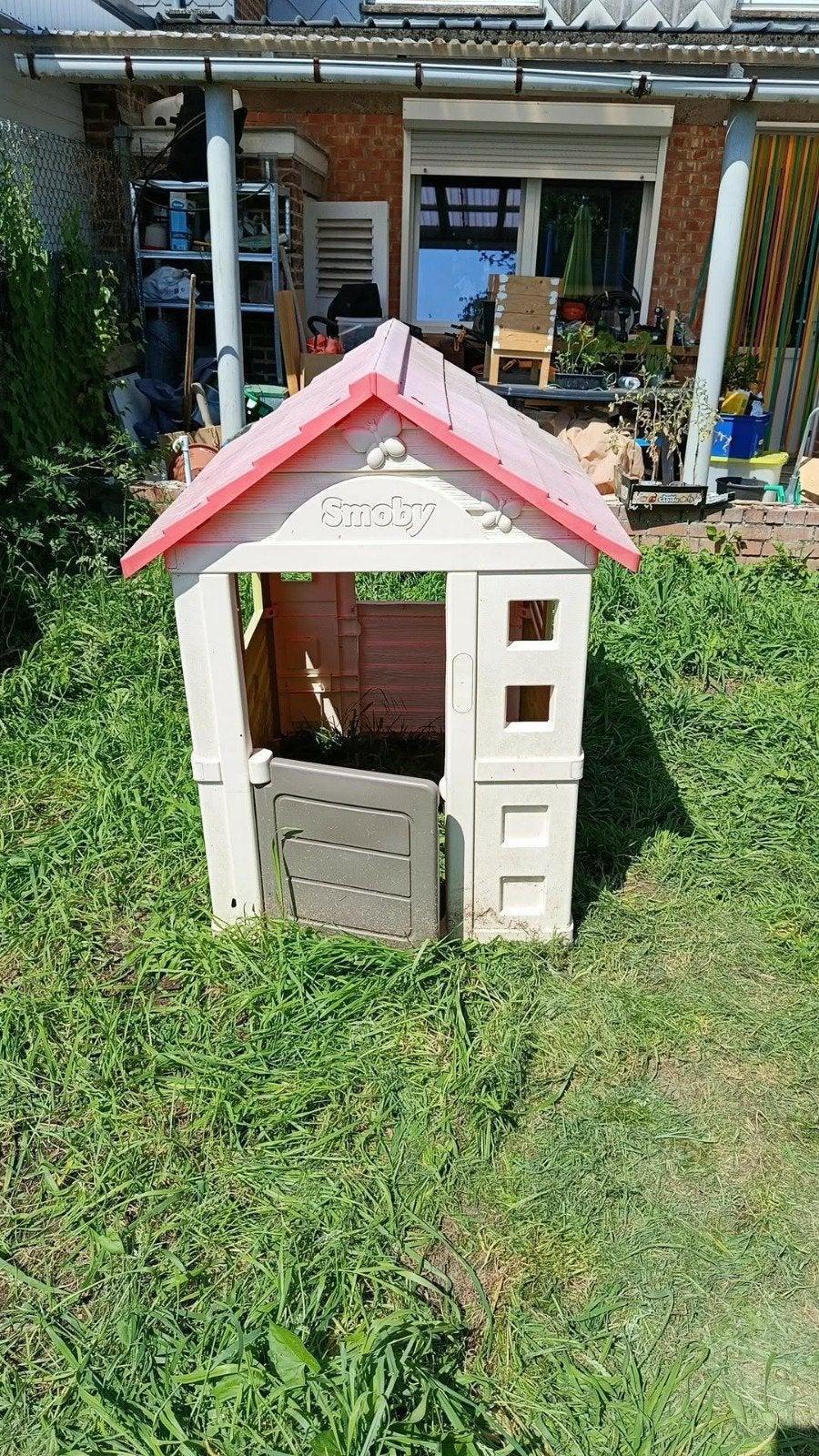 Speelhuisje smoby, Ophalen