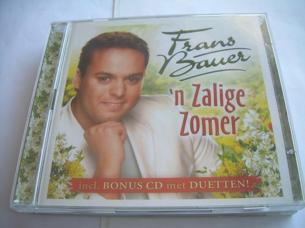 2 CD S - FRANS BAUER - N ZALIGE ZOMER, CD & DVD, CD | Néerlandophone, Enlèvement ou Envoi, Comme neuf, Chanson réaliste ou Smartlap