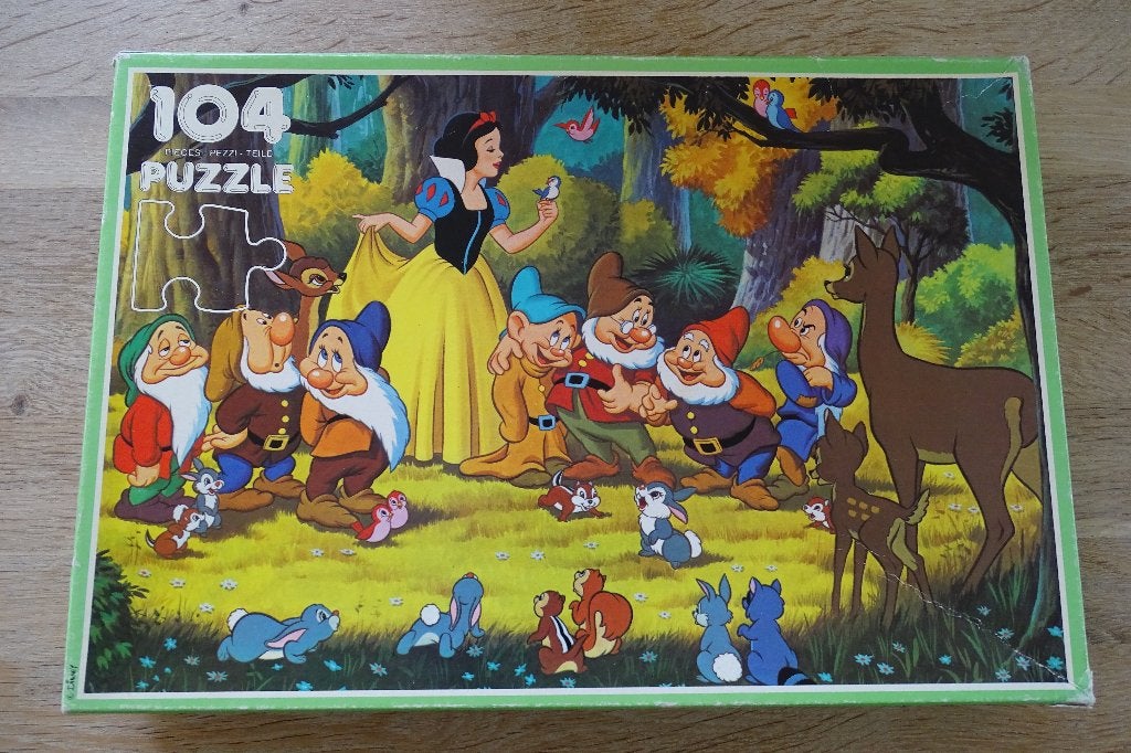 Puzzel Sneeuwwitje 104 stuks, Ophalen of Verzenden, Meer dan 50 stukjes, Zo goed als nieuw