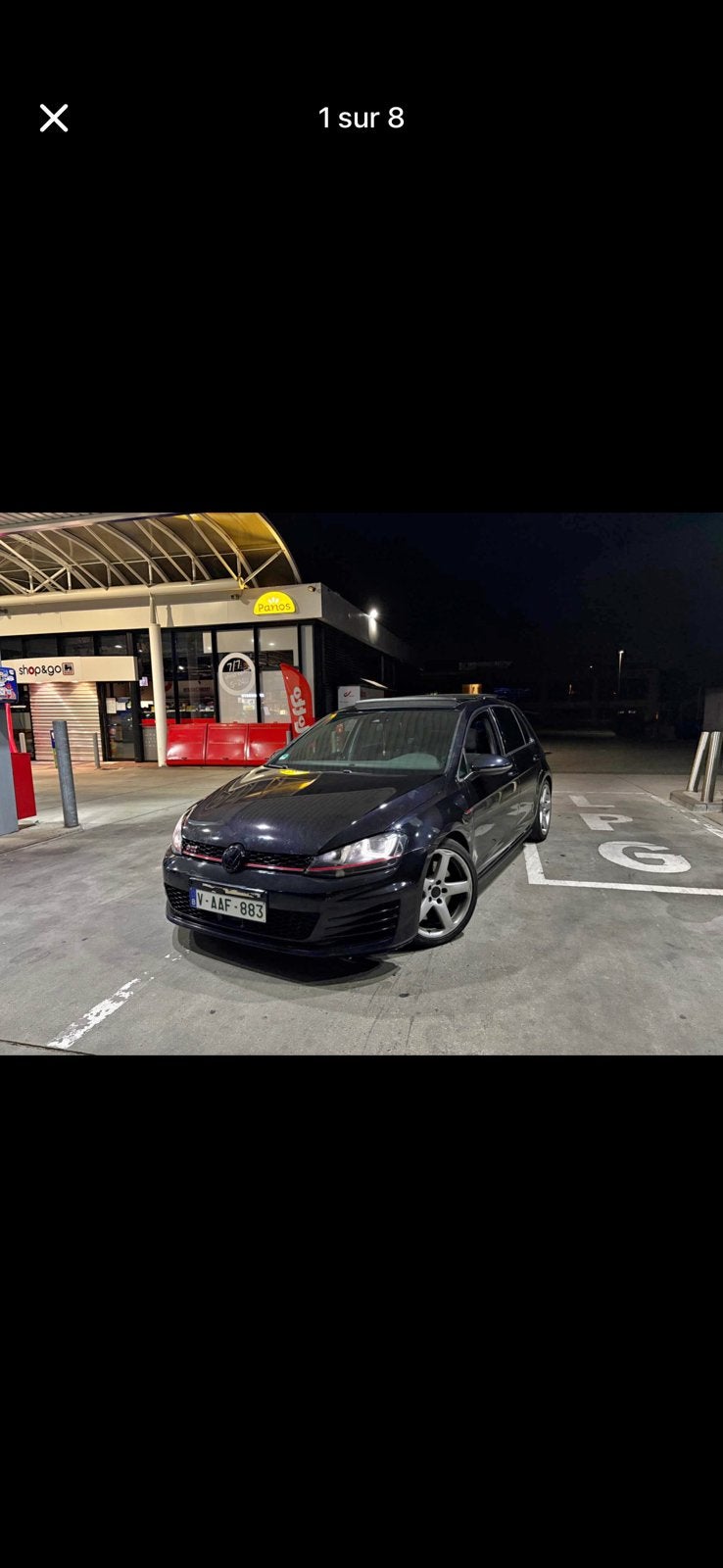Golf 7 gti performance Accidente‼️, Autos, Cuir et Alcantara, Achat, Euro 6, Toit ouvrant
