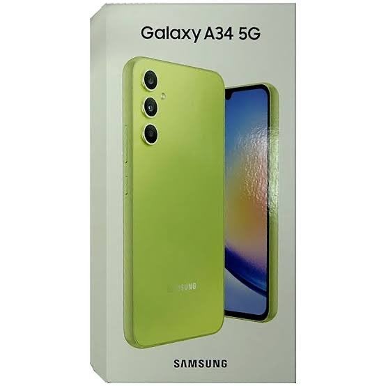 Nieuwe Samsung Galaxy A34 5G 128 GB Zwart en Groen, Enlèvement, Neuf, Samsung