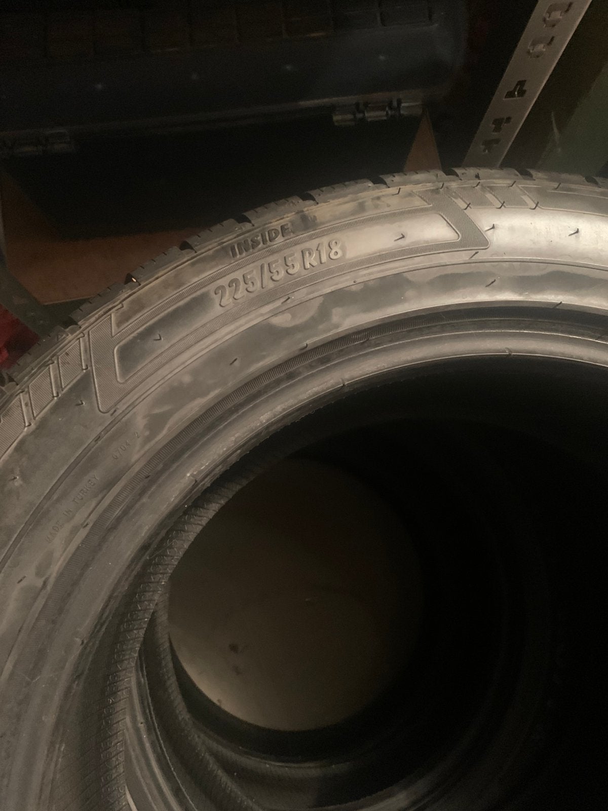 Winterbanden 225/55/R18 102H z.g.a.n., Auto-onderdelen, Banden en Velgen, Ophalen, 18 inch, Winterbanden, Band(en)