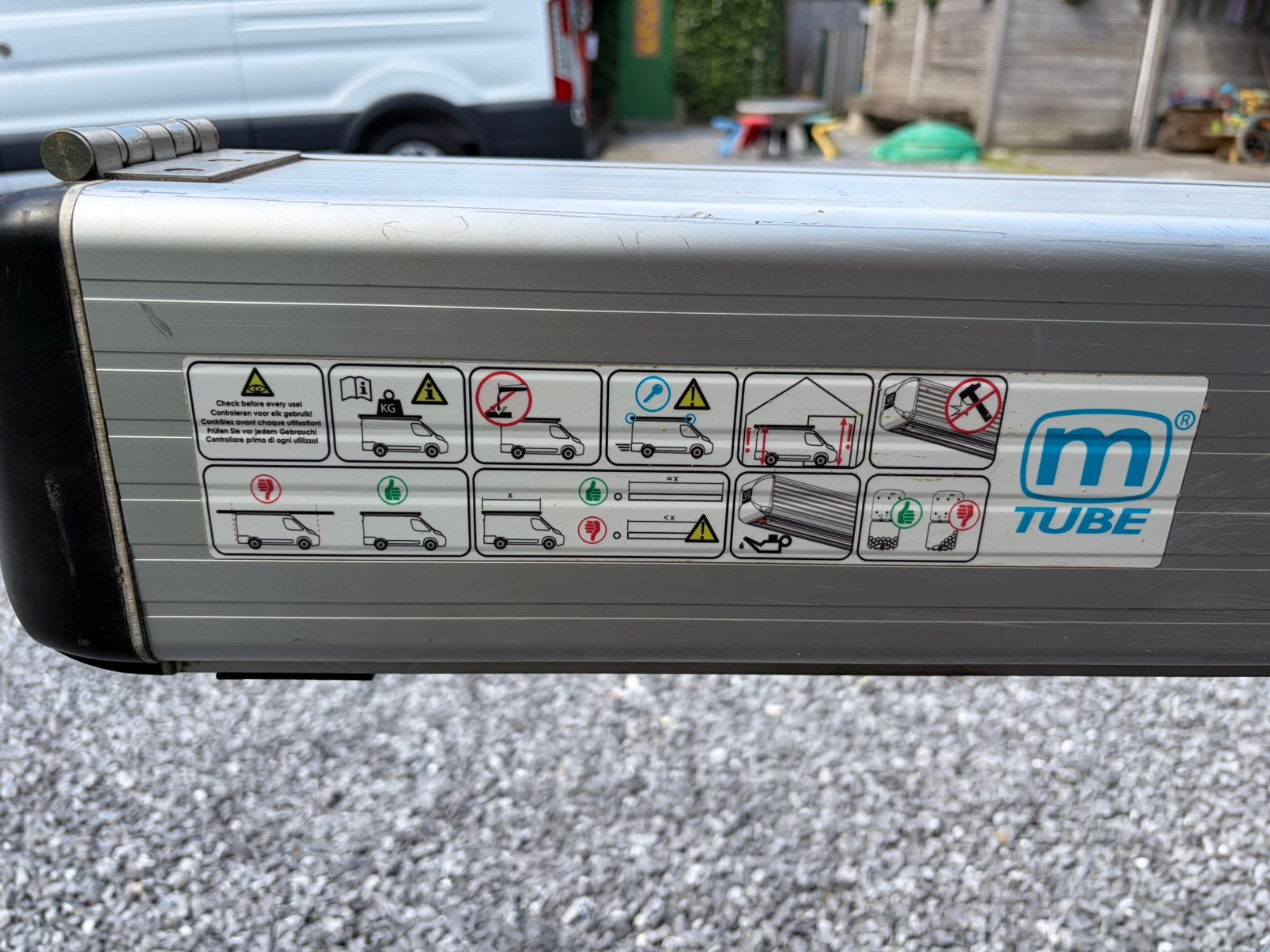 M tube van mobitec , transportbuis, buizendrager, Ophalen