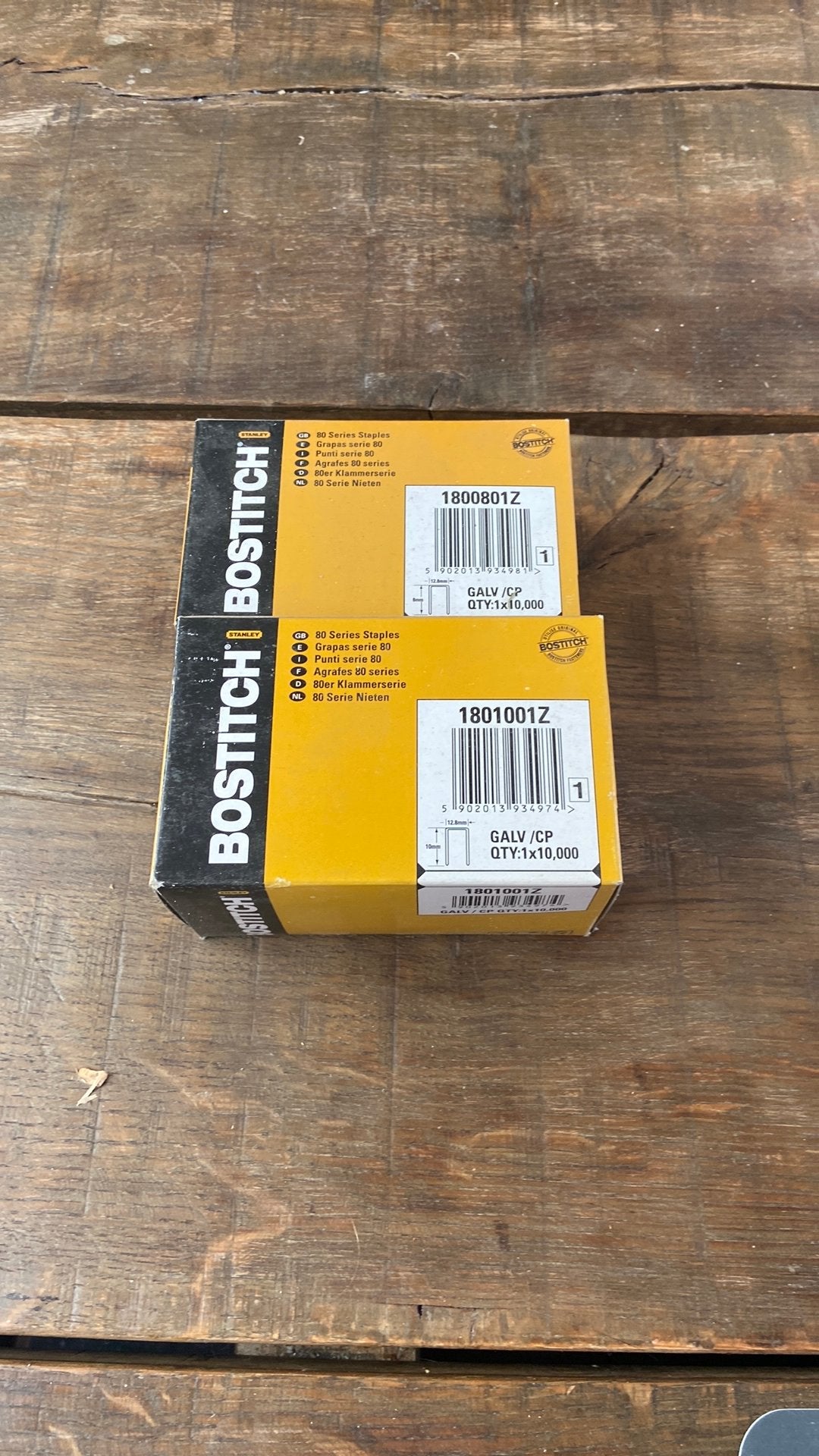 Nietjes Bostitch, Ophalen, Nieuw, Tacker/nietmachine, Stanley