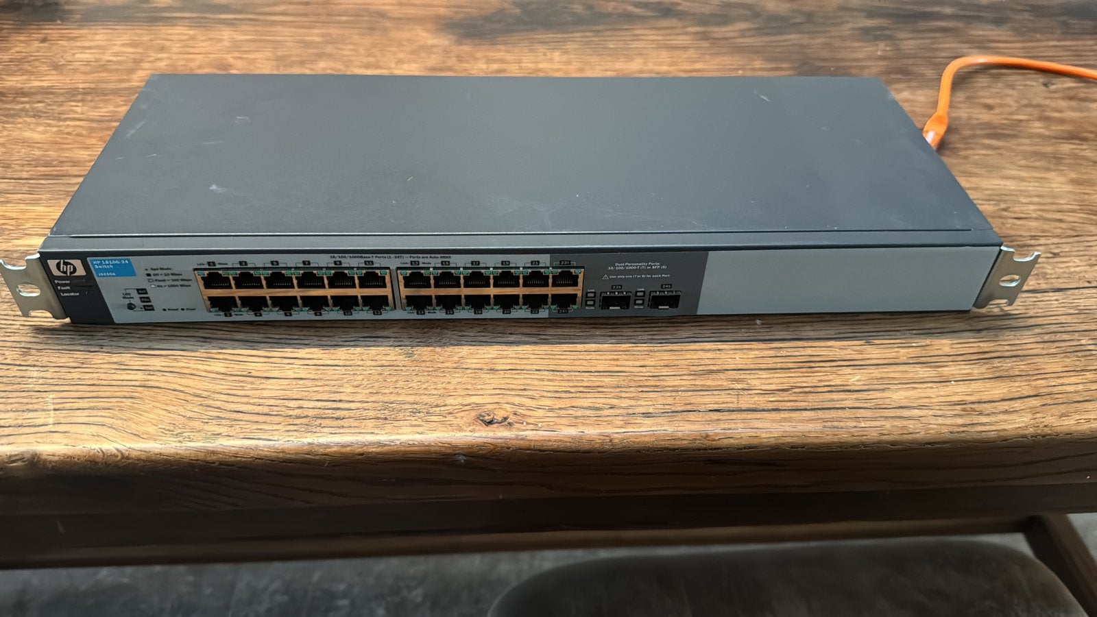 Hp procurve HP1810G-24, Ophalen, Gebruikt