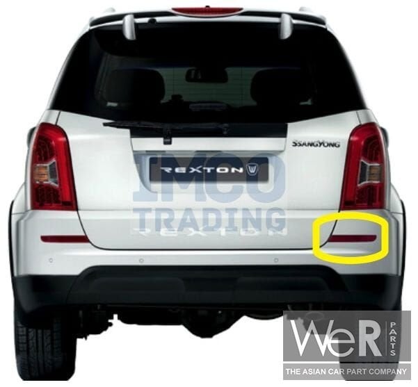 Reflector rechts achter voor SsangYong Rexton W 2012-2017 83, Auto-onderdelen, KGM Europe GmbH, Ophalen of Verzenden, Info@smotor.com