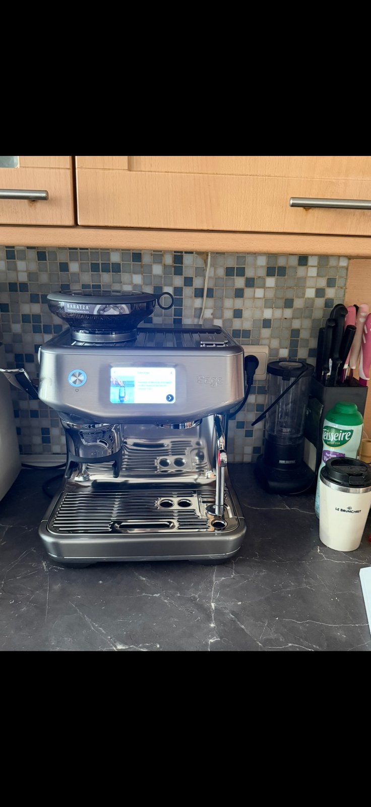 Sage Barista Touch Impress (avec extraction à froid), Elektronische apparatuur, Ophalen, Koffiebonen, Zo goed als nieuw, Combi